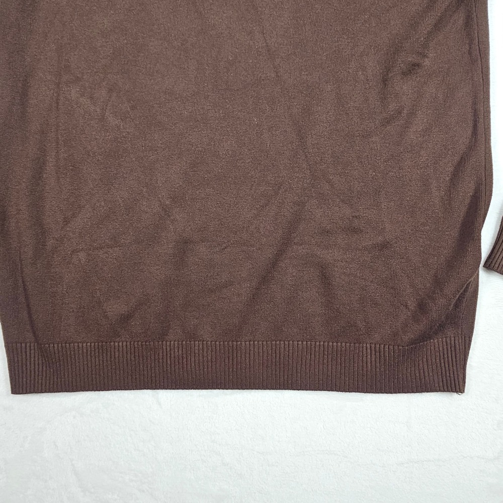 XRAY JEANS Men's‎ Dark Brown Crew Neck Long Sleeve Sweater XL - Picture 4 of 4